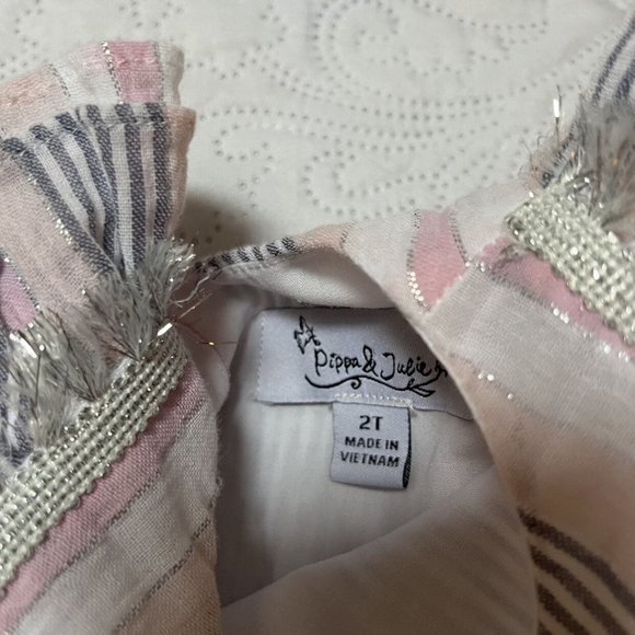 NWT Pippa & Julie Ruffle Dress Size 2T - Picture 6 of 6